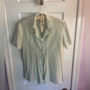 Vintage 60s silk top